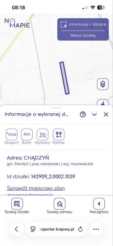 Działka rolna Chądzyń. Zdjęcie 1