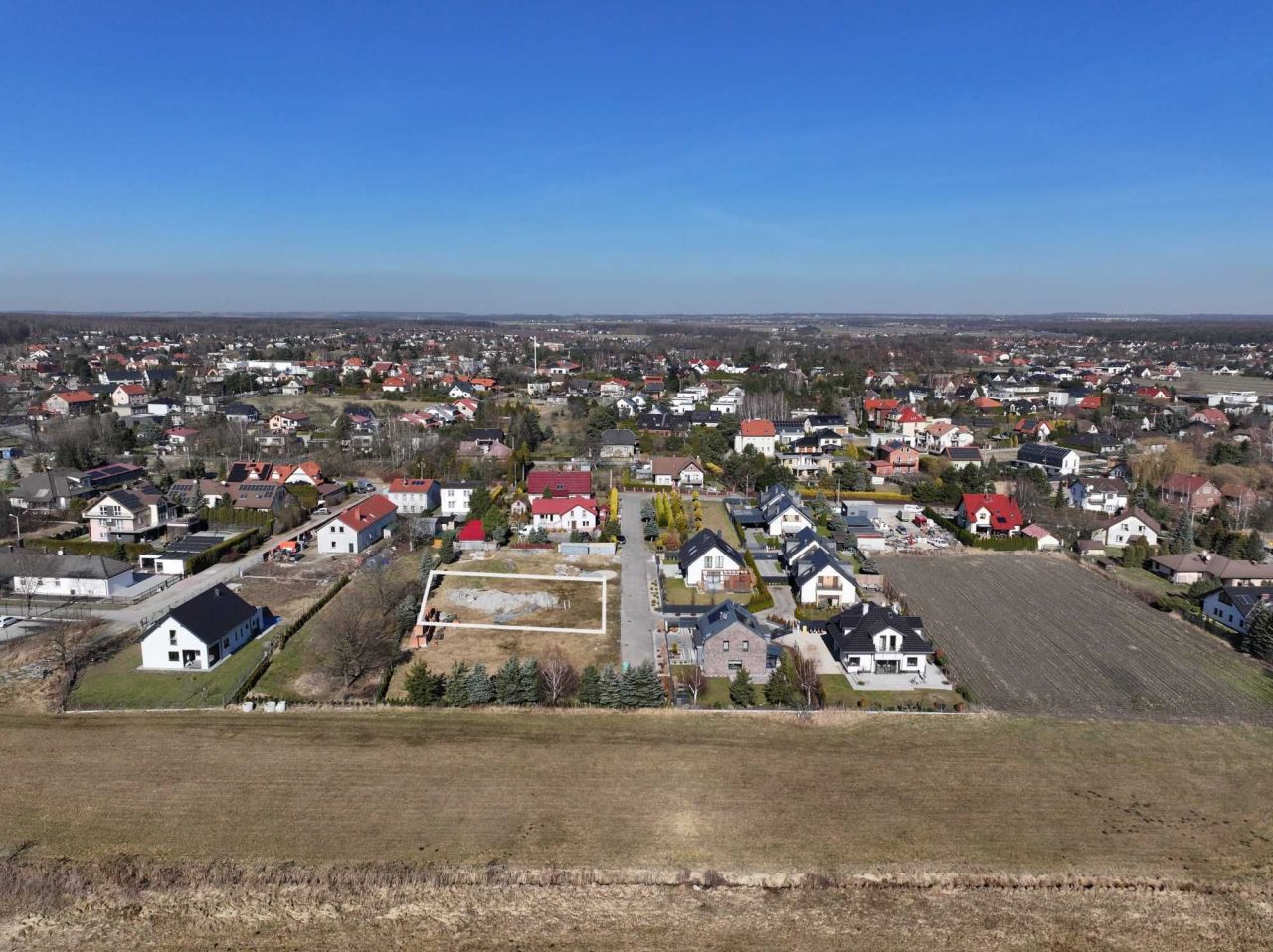 Działka budowlana Gliwice Żerniki, ul. św. Huberta. Zdjęcie 1