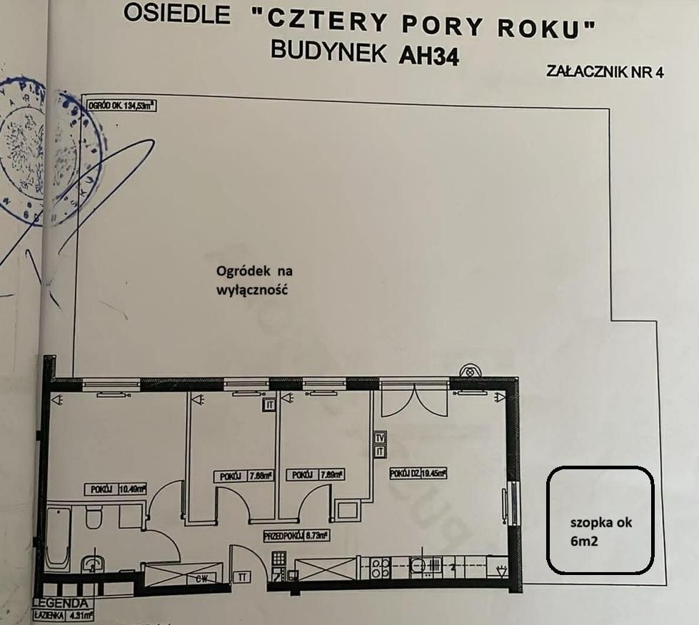 Mieszkanie 4-pokojowe Borkowo, ul. Żeglarska. Zdjęcie 16