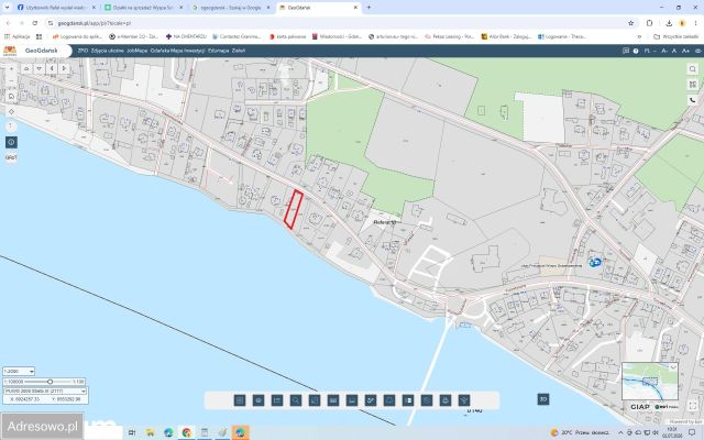 Działka budowlana Gdańsk Wyspa Sobieszewska, ul. Nadwiślańska. Zdjęcie 1