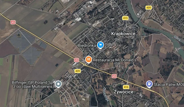 Działka rod Krapkowice, os. 1000-lecia