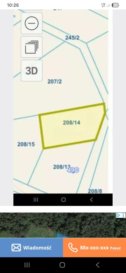 Działka rolno-budowlana Zblewo, ul. Północna