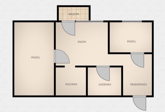 Mieszkanie 3-pokojowe Gdańsk Żabianka, ul. Pomorska. Zdjęcie 1