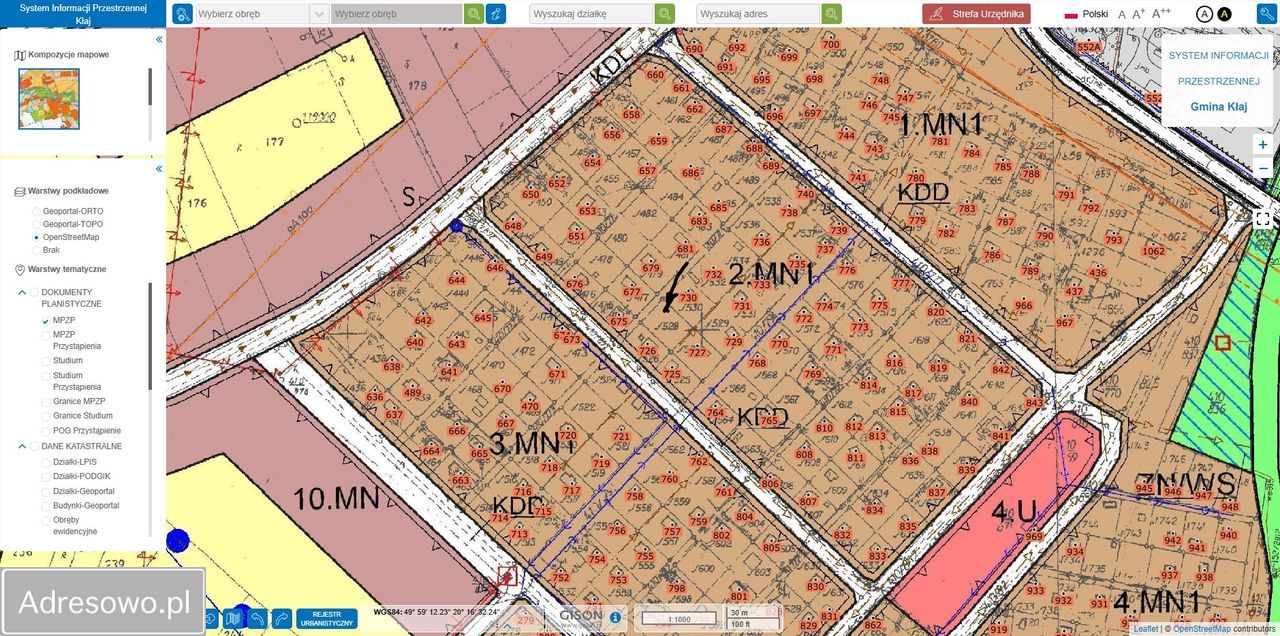 Działka budowlana Łysokanie