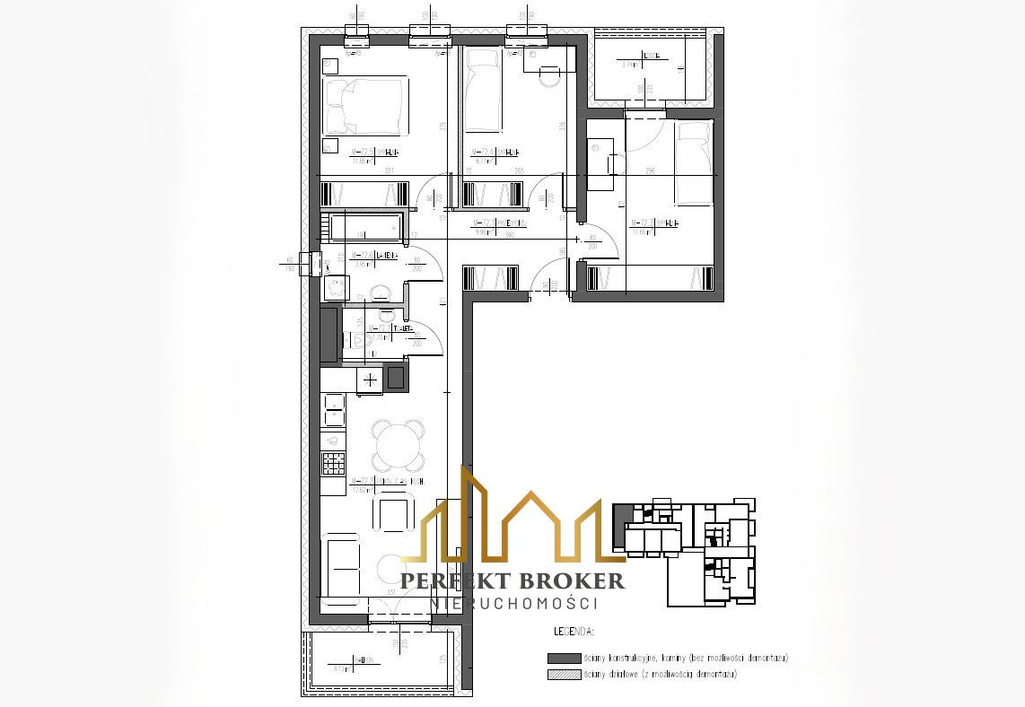 Mieszkanie 4-pokojowe Lublin Rury, ul. Filaretów. Zdjęcie 6