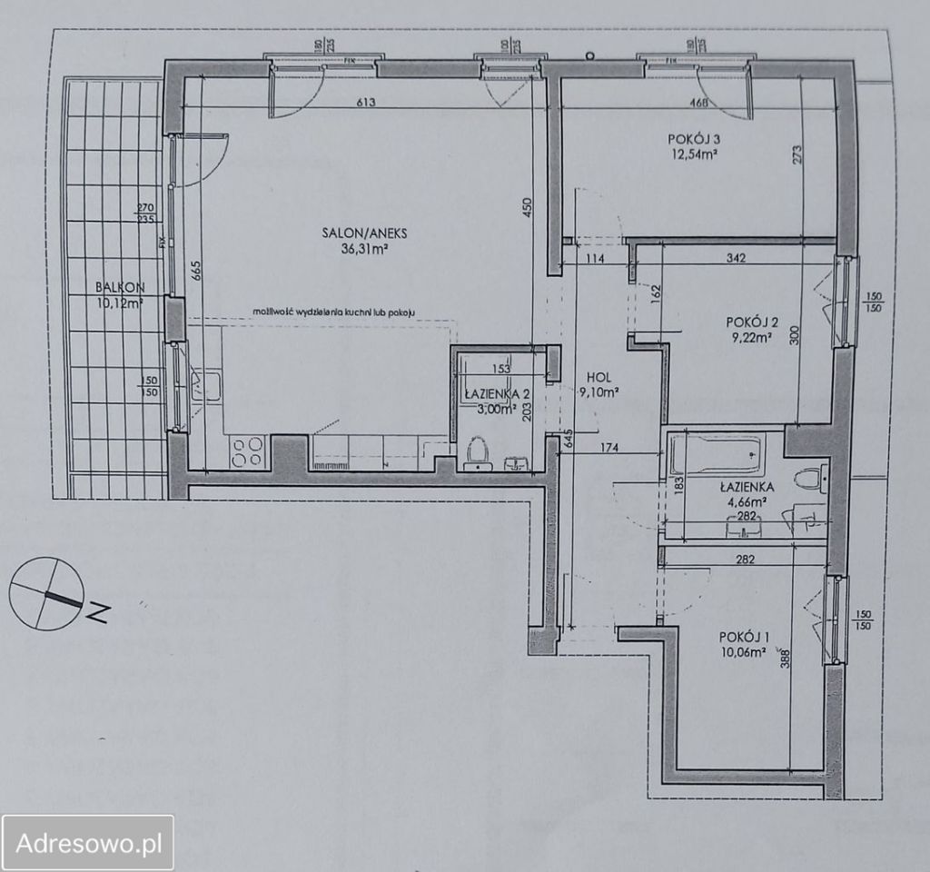 Mieszkanie 4-pokojowe Warszawa Międzylesie. Zdjęcie 19