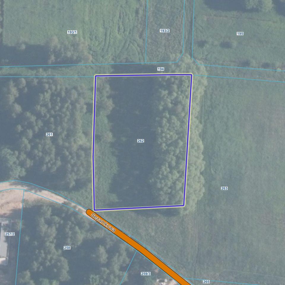 Działka Dąbrowa Szlachecka, ul. Sezamkowa, bez pośrednika 2623 m2