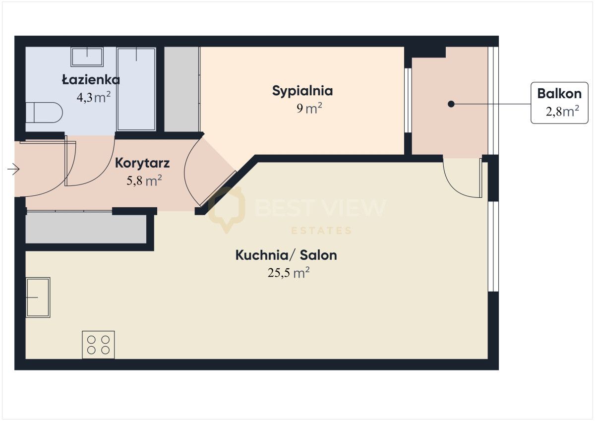 Mieszkanie 2-pokojowe Warszawa Ursus, ul. Górna Droga. Zdjęcie 18
