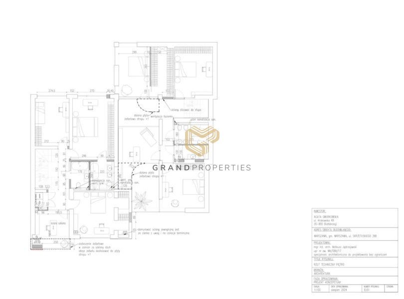 dom szeregowy, 7 pokoi Warszawa Mokotów, ul. Skrzetuskiego. Zdjęcie 17