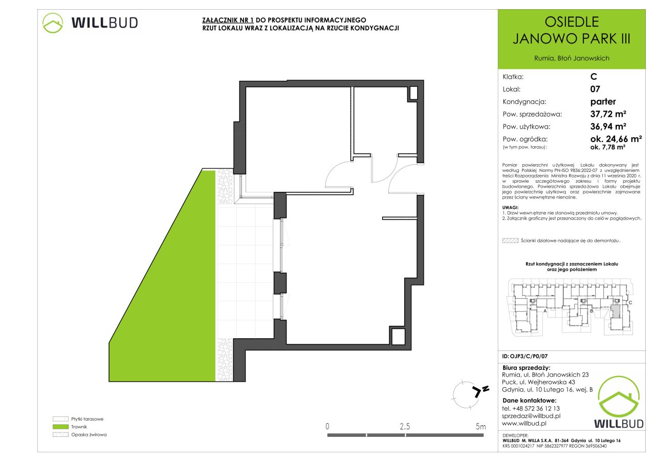 Mieszkanie 2-pokojowe Rumia Janowo, ul. Błoń Janowskich. Zdjęcie 10