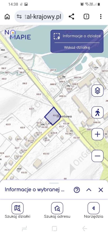 Działka budowlana Montowo. Zdjęcie 1