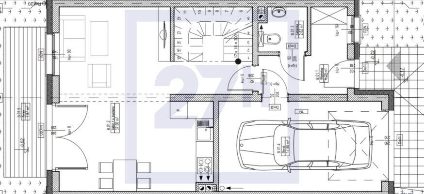 dom szeregowy, 5 pokoi Miękinia, ul. Osiedlowa. Zdjęcie 3