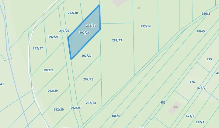 Działka leśna Cesarka