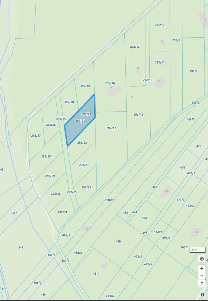 Działka leśna Cesarka