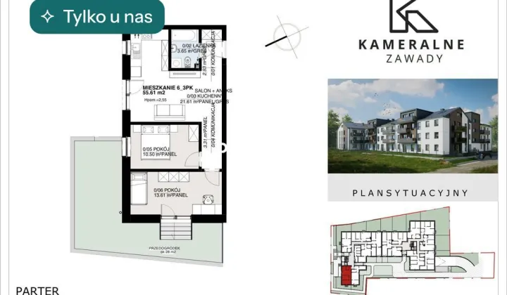 Mieszkanie 3-pokojowe Białystok Zawady, ul. św. Krzysztofa
