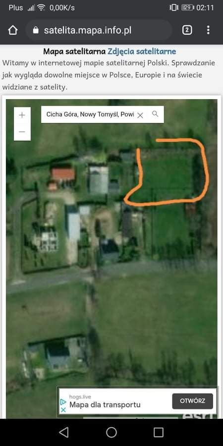 Działka budowlana Cicha Góra. Zdjęcie 3