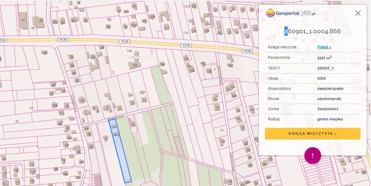 Działka rolno-budowlana Sandomierz Gołębice, ul. Akacjowa. Zdjęcie 2