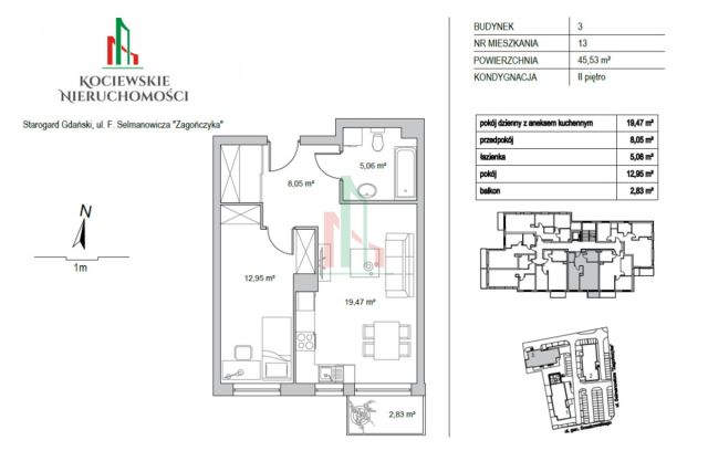 Mieszkanie 2-pokojowe Starogard Gdański. Zdjęcie 23