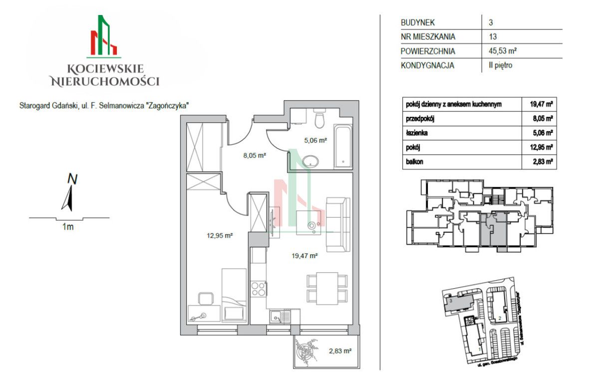 Mieszkanie 2-pokojowe Starogard Gdański. Zdjęcie 23