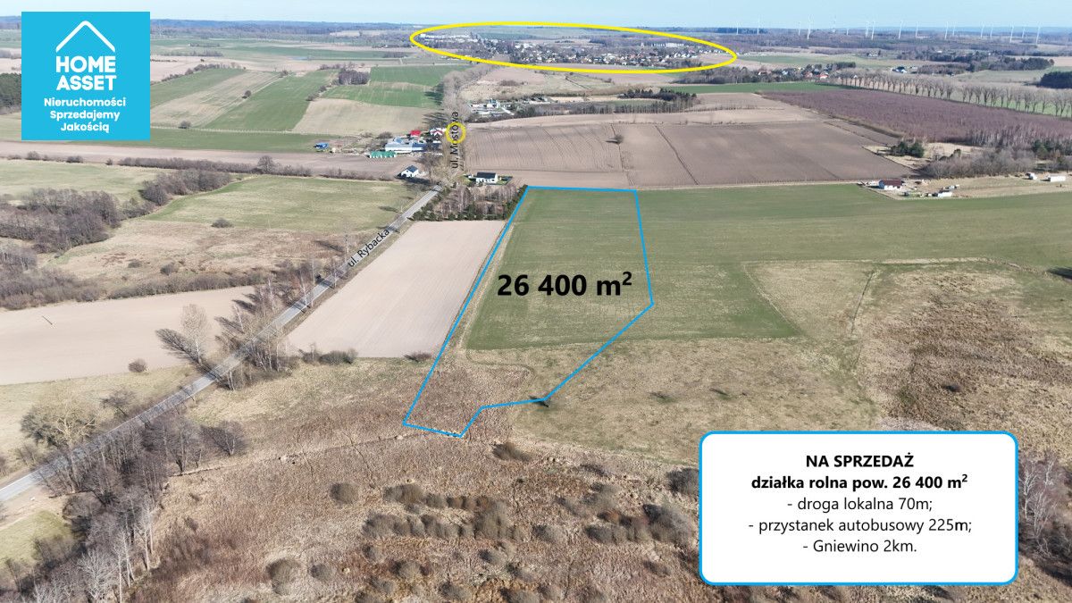 Działka rolna Gniewino, ul. Mostowa. Zdjęcie 3