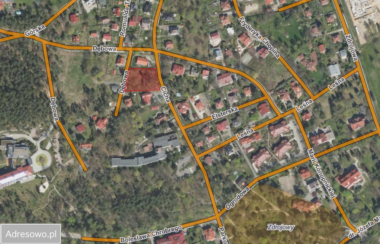 Działka budowlana Polanica-Zdrój, ul. Cicha