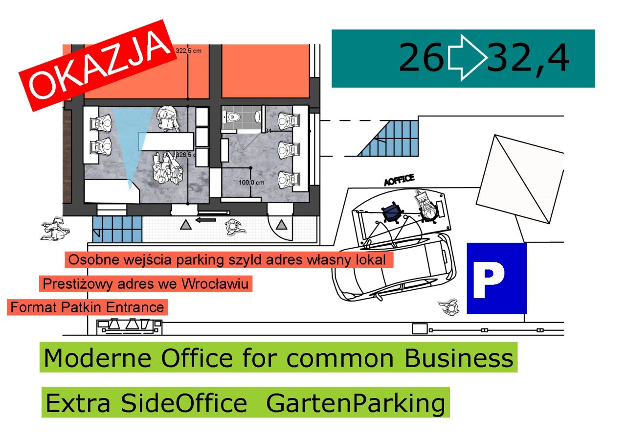 bliźniak, 2 pokoje Wrocław Borek, ul. Wolbromska. Zdjęcie 2