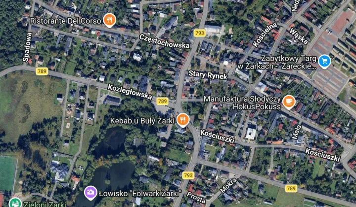 Działka rolno-budowlana Żarki Przewodziszowice, ul. Serwin