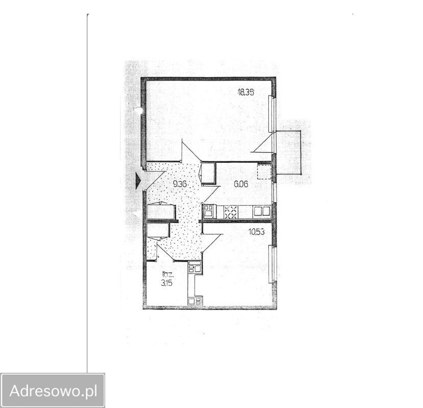 Mieszkanie 2-pokojowe Warszawa Ursynów, ul. Zamiany. Zdjęcie 9