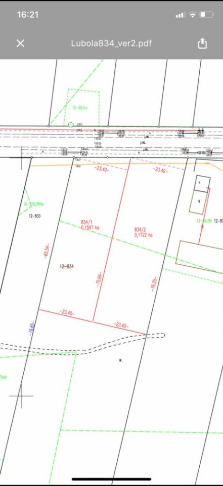 Działka budowlana Lubola. Zdjęcie 3