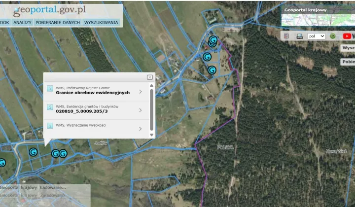 Działka budowlana Jodłów