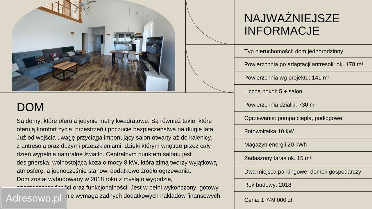dom wolnostojący, 6 pokoi Jelcz-Laskowice. Zdjęcie 3