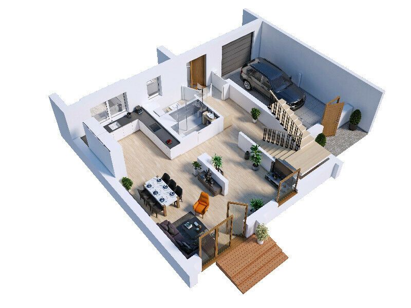 dom szeregowy, 4 pokoje Kaputy. Zdjęcie 6