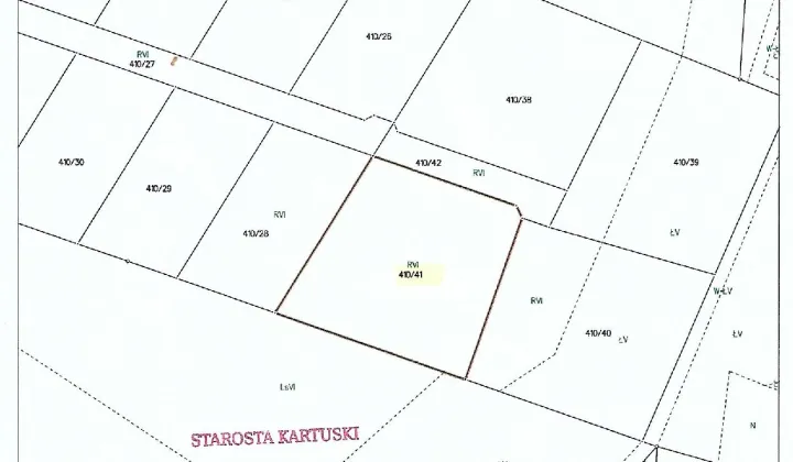 Działka budowlana Goręczyno, ul. Maślakowa