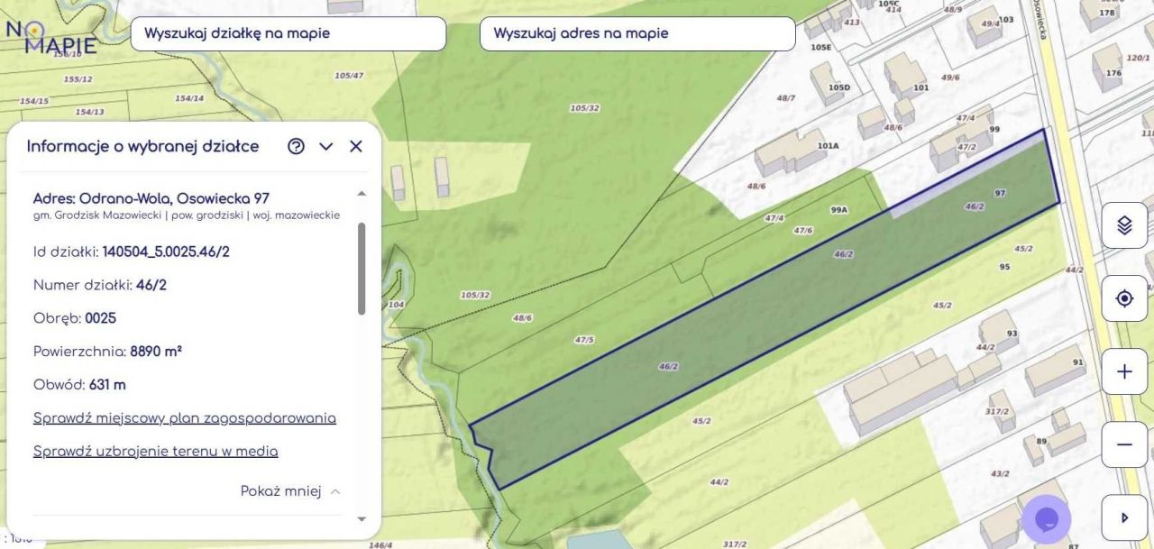 Działka budowlana Odrano-Wola. Zdjęcie 6