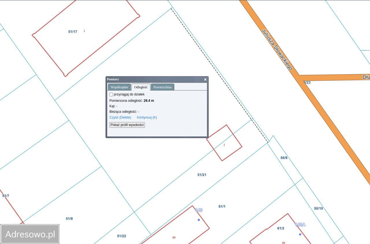 Działka budowlana Radom, ul. Juliusza Słowackiego. Zdjęcie 5