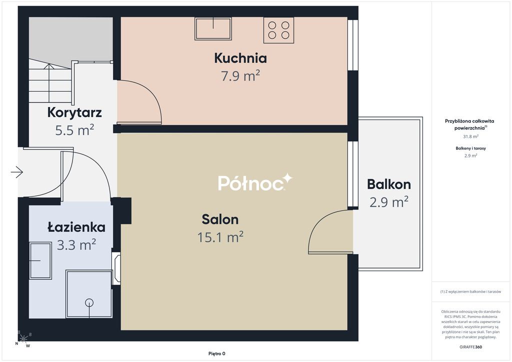 Mieszkanie 3-pokojowe Wyszków, ul. 3 Maja. Zdjęcie 13