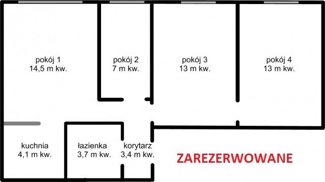 Mieszkanie 4-pokojowe Szczecinek Centrum, ul. Mierosławskiego. Zdjęcie 1