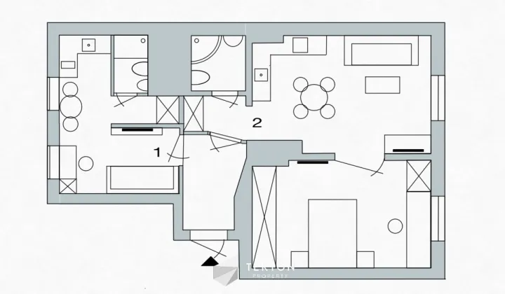 Mieszkanie 3-pokojowe Poznań Stare Miasto, ul. Królowej Jadwigi