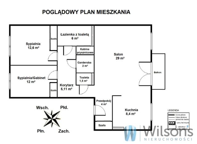 Mieszkanie 3-pokojowe Warszawa Praga-Północ, ul. Stefana Okrzei. Zdjęcie 14