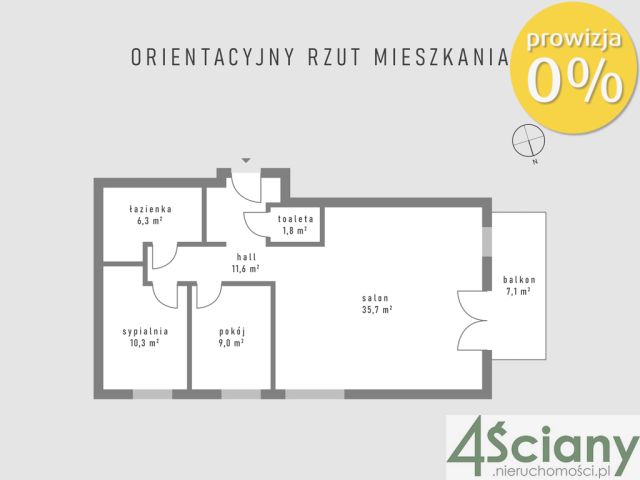 Mieszkanie 3-pokojowe Warszawa Mokotów, ul. Nowy Przejazd. Zdjęcie 2