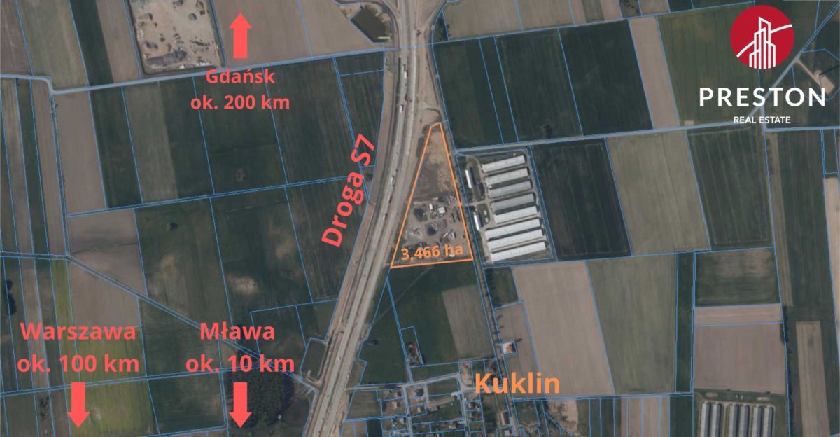 Działka inwestycyjna Mława