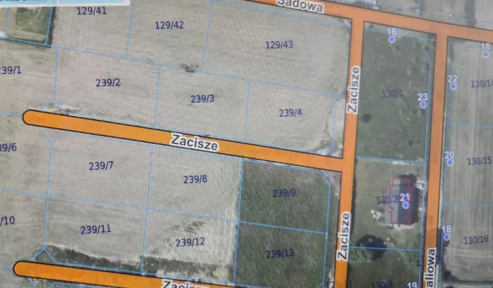 Działka budowlana Rogoż, ul. Zacisze