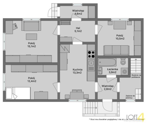 dom wolnostojący, 4 pokoje Siedlce. Zdjęcie 16