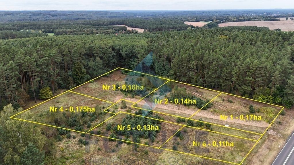 Działka budowlana Glisno