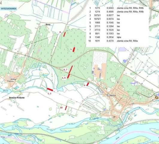 Działka rolna Stężyca. Zdjęcie 1