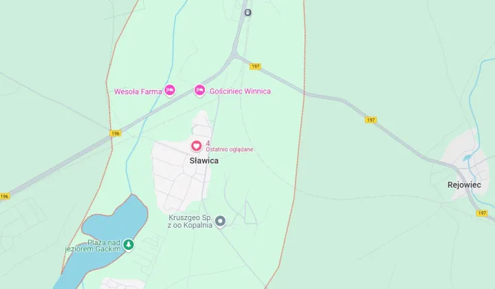 Działka budowlana Sławica, ul. Prosta