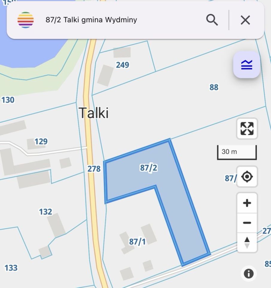 Działka rolno-budowlana Talki. Zdjęcie 2