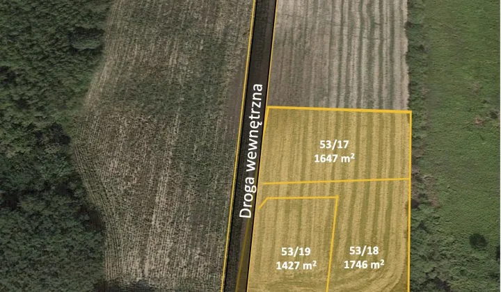 Działka budowlana Podkampinos Krubice