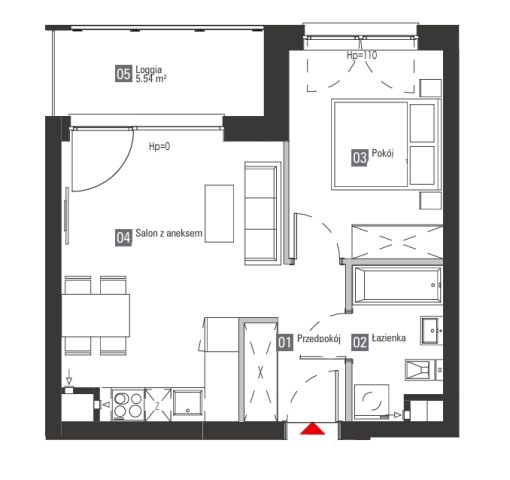 Mieszkanie 2-pokojowe Gdańsk Morena, ul. Franciszka Rakoczego. Zdjęcie 20