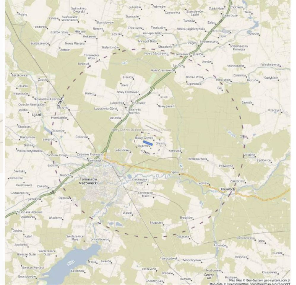 Działka rolno-budowlana Dąbrowa. Zdjęcie 4